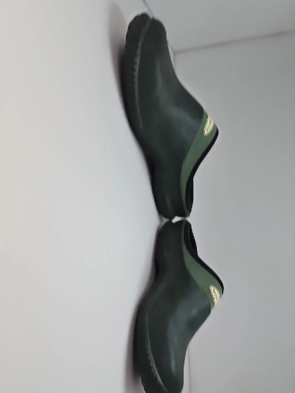 Muck Boot Co. Women's Waterproof Slip-On Garden Clog in Dark Green